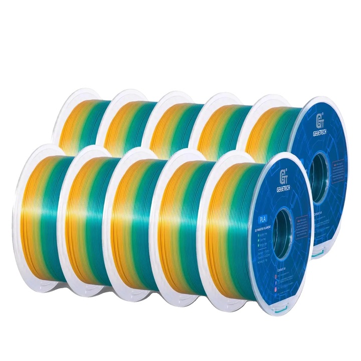 Filament 3D Eco-Friendly PLA, 1 kg, Color Gradient, 1.75 mm