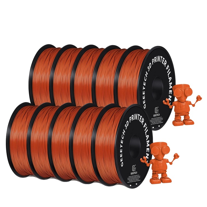 Filament 3D, PLA biodegradabil, 1 kg, maro