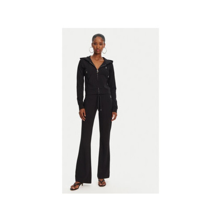 Juicy Couture noi melegitonadrag, JCWBJ125311, pamut/modal, fekete, Fekete