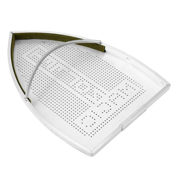 Husa pentru fierul de calcat, de fier anti-arsura, argintie, 14.2x20cm