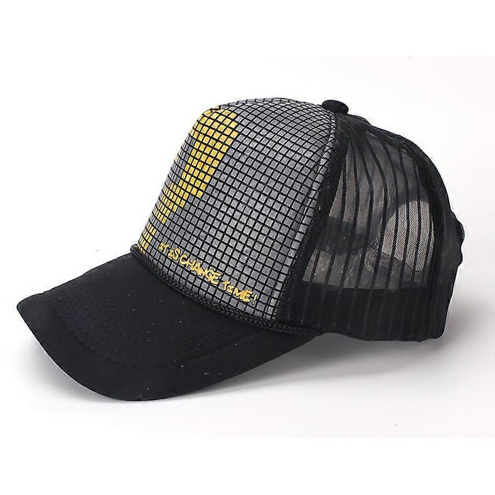 Sapca de baseball cu plasa pentru camioneta, cu panouri frontale rigide si structurate, pentru golf, pentru barbati si femei