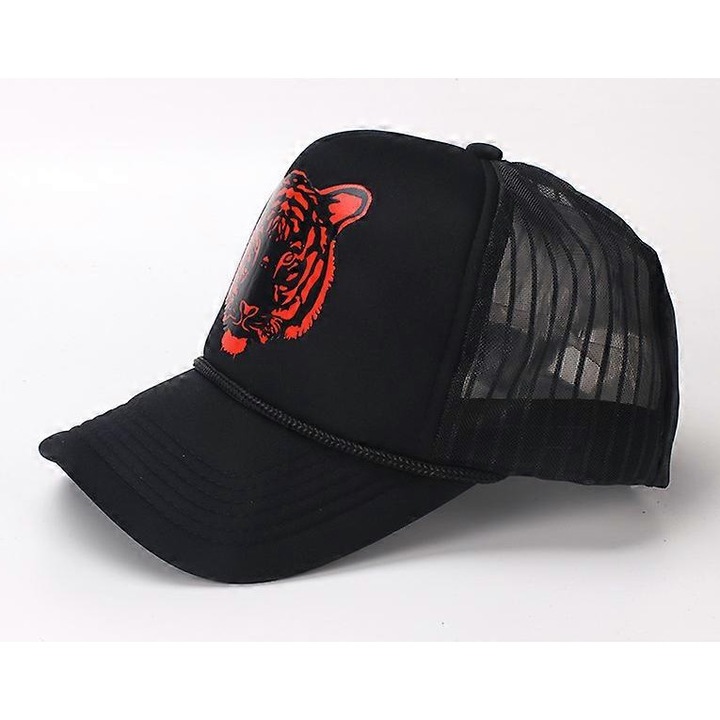 Sapca de baseball cu plasa pentru camioneta, cu panouri frontale rigide si structurate, pentru golf, pentru barbati si femei