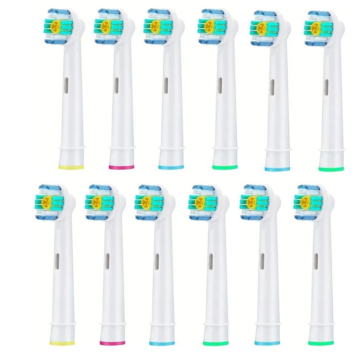 12 bucăți capete de periuță de dinți compatibile ORAL B 18A