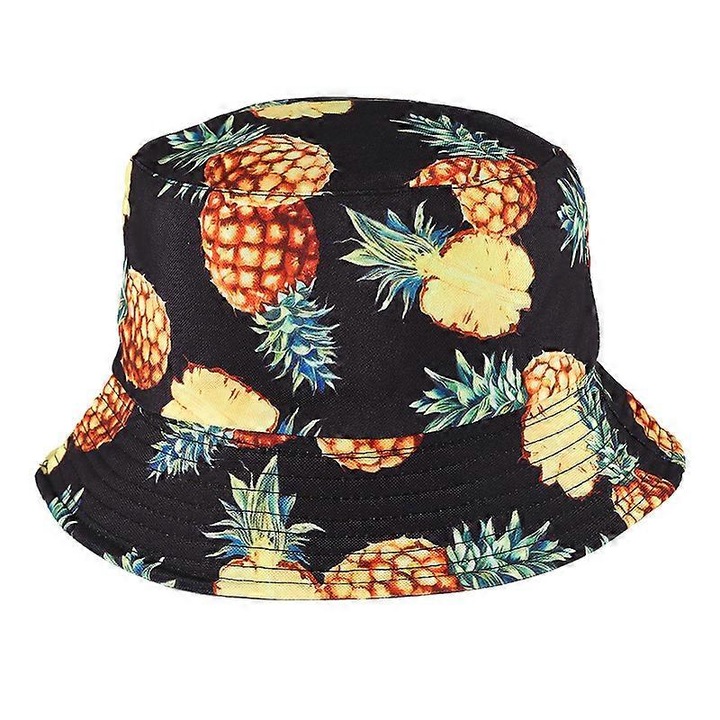 Palarie de pescar cu model de fructe pentru barbati si femei, palarie de soare pentru agrement in aer liber, palarie de vara pentru calatorii