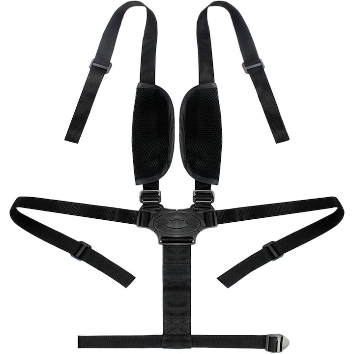 Centura universala de siguranta pentru bebelusi, curea de siguranta reglabila pentru carucior pentru scaun inalt, ham in 3 sau 5 puncte, Enforose