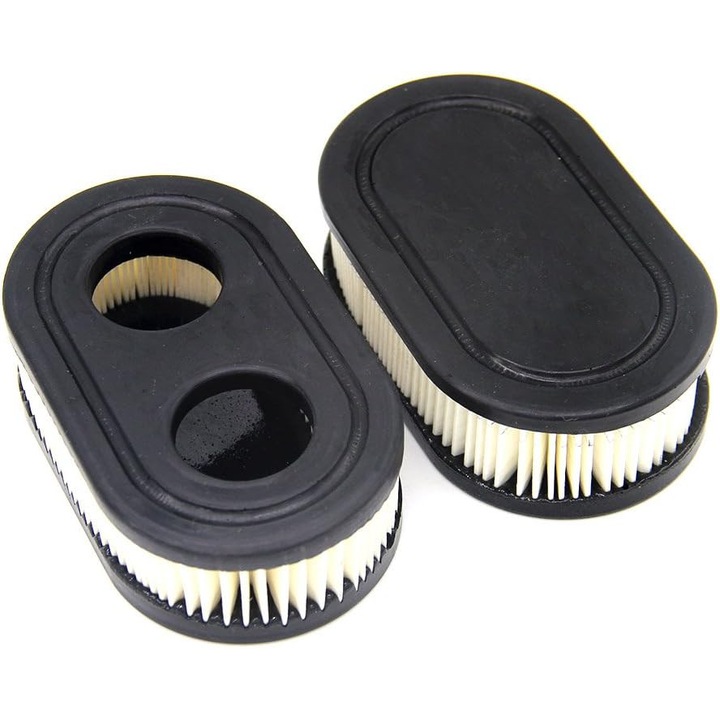 2 db-os légszűrő készlet bozótvágókhoz, műanyag, fekete, Briggs & Stratton 798452 09p702 9/10 Hov 140 cc 500-500 E és EX motorokhoz kompatibilis