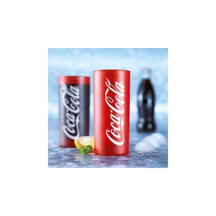 Üdítős pohár Coca-Cola Piros/Fehér