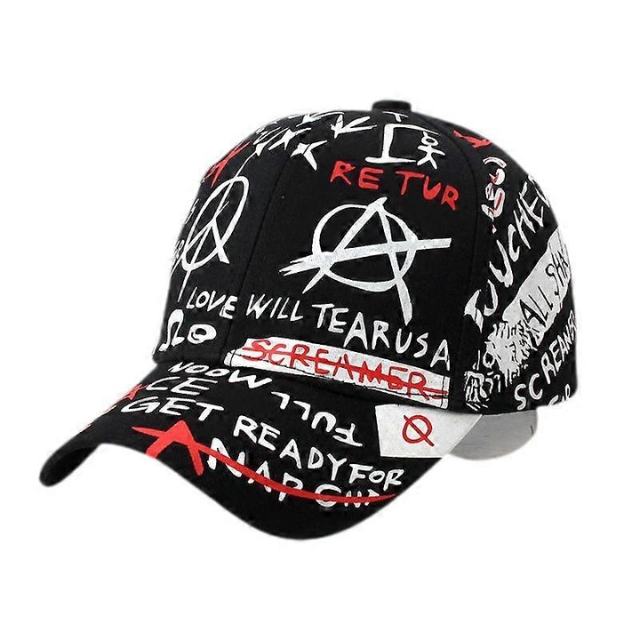Sapca de baseball unisex Graffiti, palarie K-pop pentru baieti in aer liber, snapback, palarie pentru tata, palarie camionist pentru barbati si femei