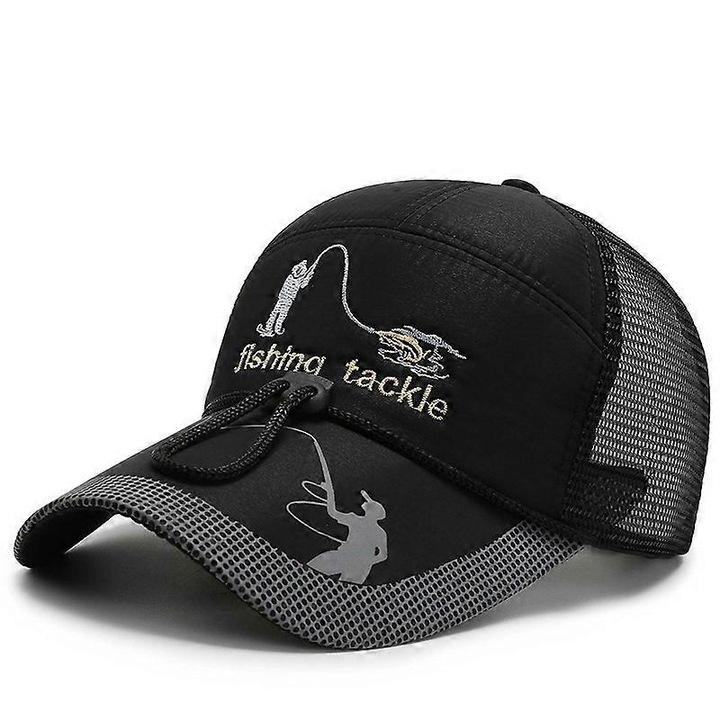 Мъжка бейзболна шапка, за бягане, тенис, голф, риболов, туризъм, къмпинг, колоездене, бързосъхнеща спортна шапка, UPF 50+, лека