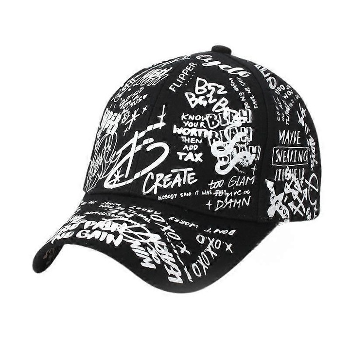 Унисекс бейзболна шапка с графити, K-pop шапка за момчета на открито, Snapback, шапка за татко, шапка за камион за мъже и жени