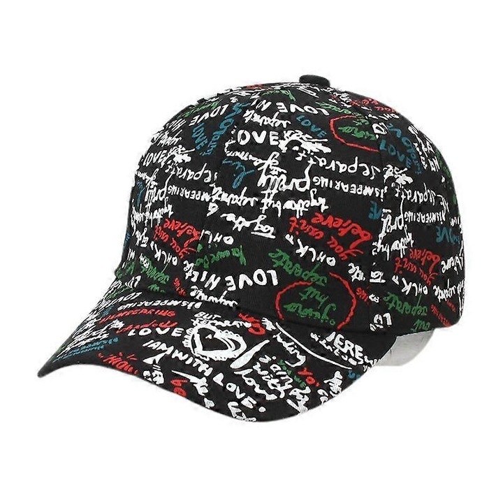 Унисекс бейзболна шапка с графити, K-pop шапка за момчета на открито, Snapback, шапка за татко, шапка за камион за мъже и жени