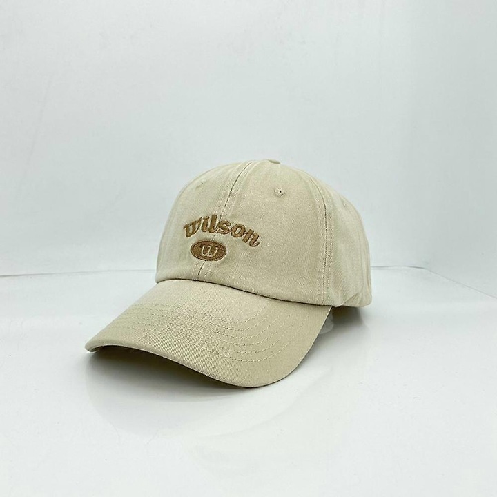 Sapca de baseball reglabila cu litere brodate vintage pentru barbati si femei (kaki)