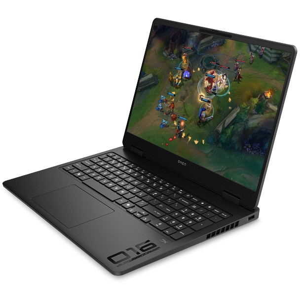 Laptop Gaming HP OMEN 16-ap0000nn cu procesor AMD Ryzen™ AI 7 350 pana la 5.0GHz, 16", WQXGA, IPS, 32GB DDR5 RAM, 1TB SSD, NVIDIA® GeForce RTX™ 5070 8GB GDDR7, Free DOS, Shadow black