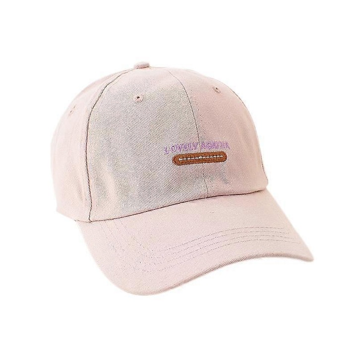 Sapca de baseball pentru femei, cu alfabet all-match, stil Street, subtire si respirabila, roz