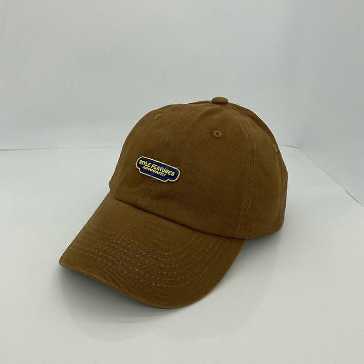 Sapca de baseball reglabila cu litere brodate englezesti nostalgice pentru barbati si femei (maro)