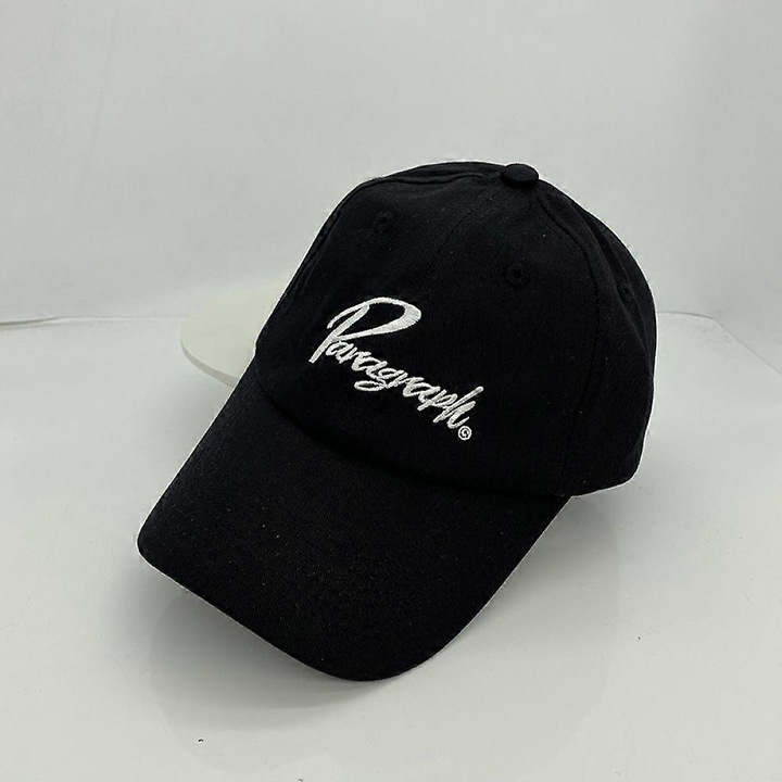 Sapca de baseball reglabila cu litere brodate pentru barbati si femei (negru)