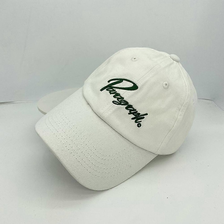 Sapca de baseball reglabila cu litere brodate pentru barbati si femei (alb)