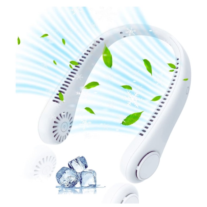 Ventilator Portabil de Gat Dalys®, Flexibil cu 3 Trepte de Viteza, Silentios, Acumulator cu incarcare USB, Racire 360