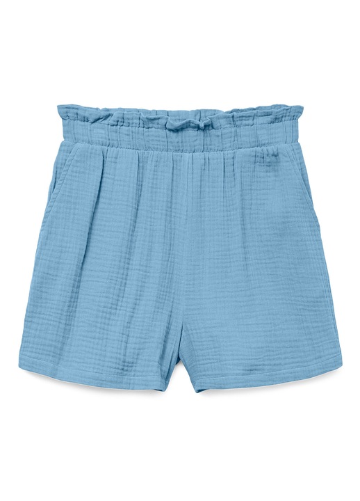 Vero Moda noi rovidnadrag, 10279687, Pamut, Kek, Kék