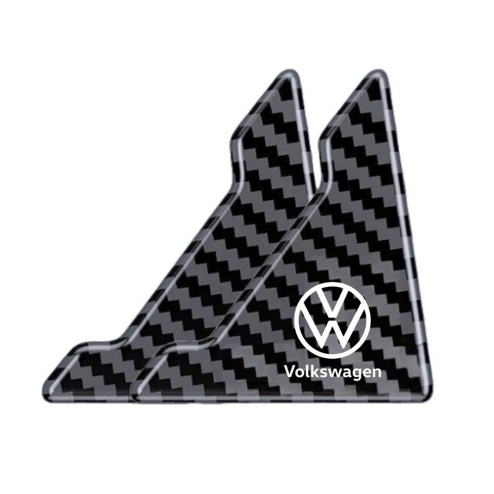 ARRRD® Set de 2 Coltiere Protectorare din Fibra de Carbon pentru Volkswagen - Protectie Premium pentru Usi