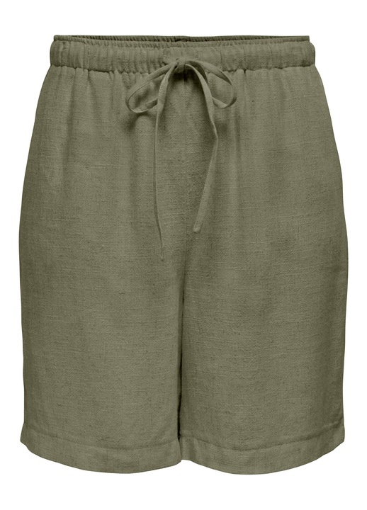 Noi rovidnadrag, Only, 15333032, Viszkoz/Len, Zold, Zöld