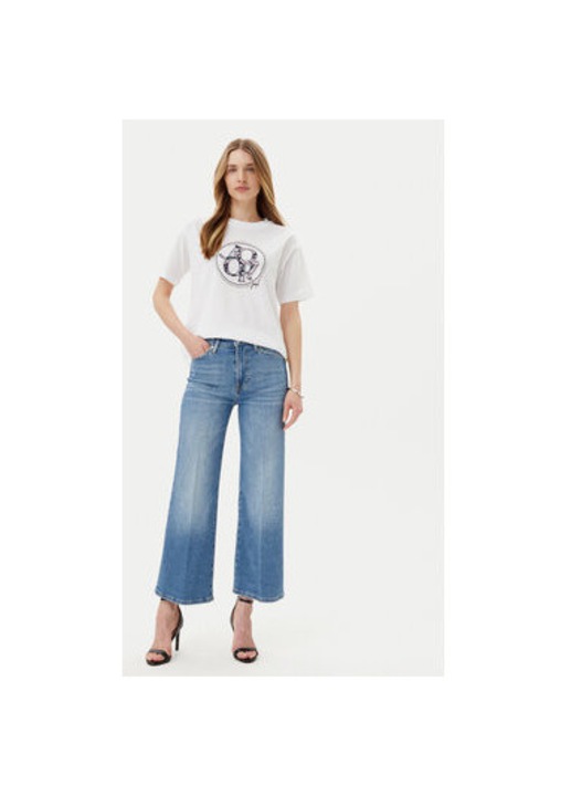 Pantaloni dama Joop Jeans, 10019650 30046443, Bumbac/Elastan, Albastru, Albastru