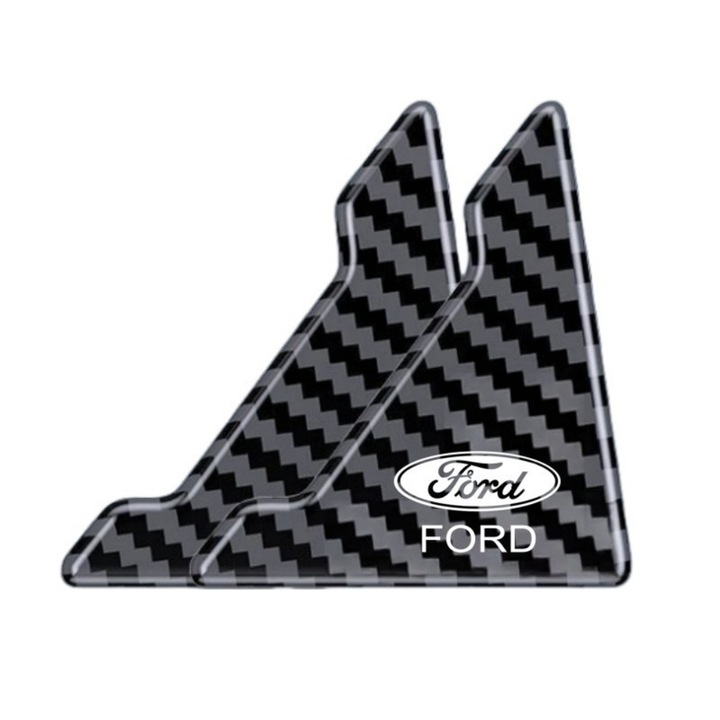 ARRRD® Set de 2 Coltiere Protectorare din Fibra de Carbon pentru Ford - Protectie Premium pentru Usi