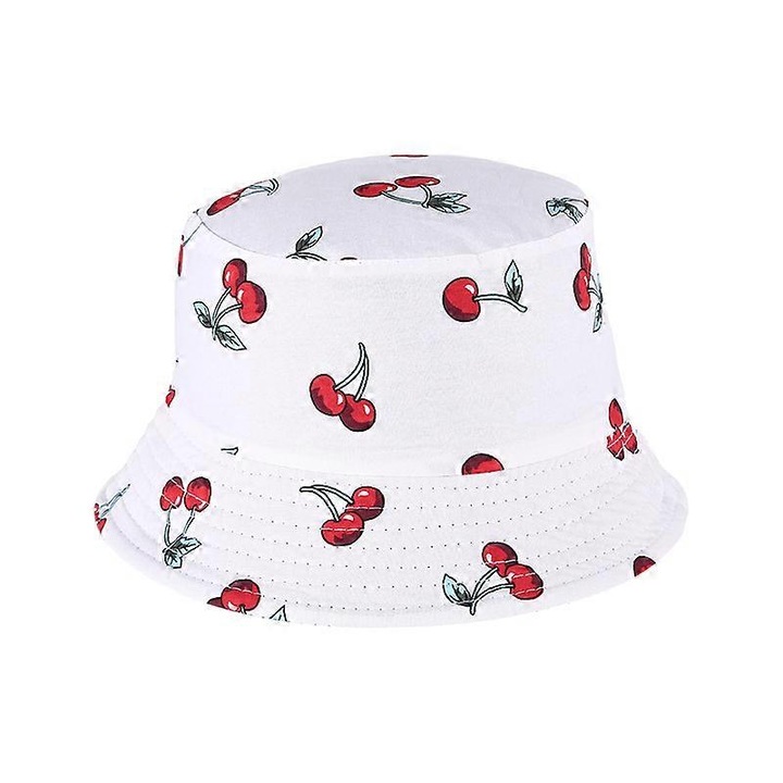Palarie de pescar cu model de fructe pentru barbati si femei, palarie de soare pentru agrement in aer liber, palarie de vara pentru calatorii