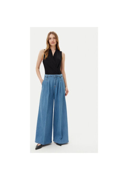 Silvian Heach noi nadrag, GPP25392JE, pamut, kek, Kék