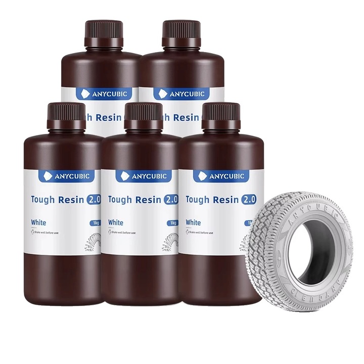 3D gyanta, 5 kg, fehér, ANYCUBIC