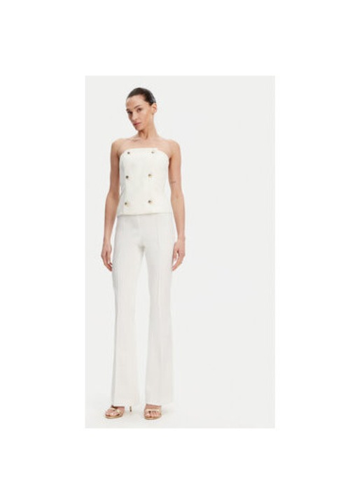 Fracomina noi nadrag, FR25SVA006W51501, Pamut/Poliamid, Ekru, Ekrü