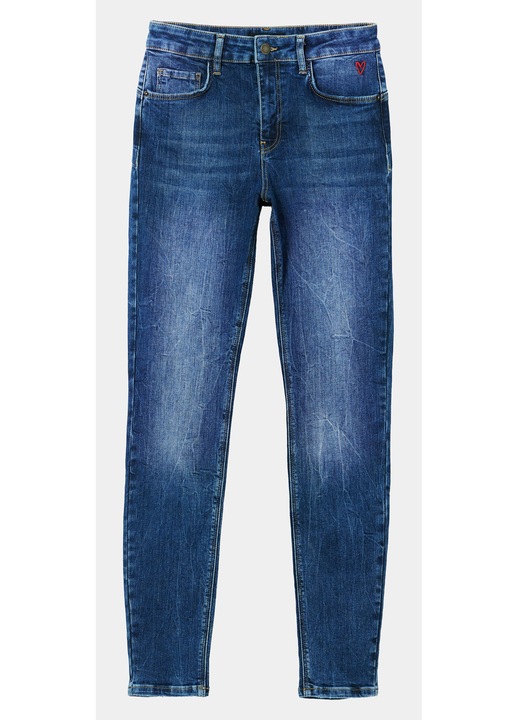 Desigual női nadrág, 23WWDD90, pamut, 34 EU, kék