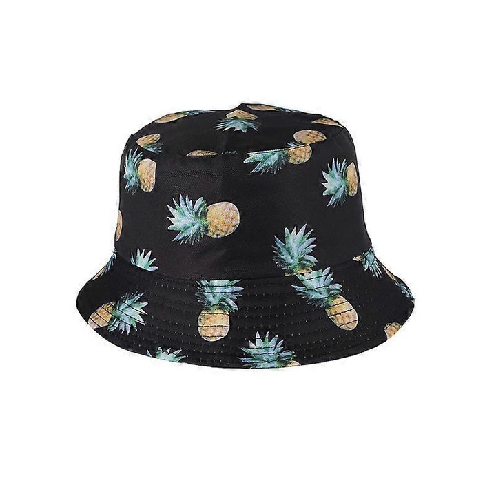 Palarie de pescar cu model de fructe pentru barbati si femei, palarie de soare pentru agrement in aer liber, palarie de vara pentru calatorii