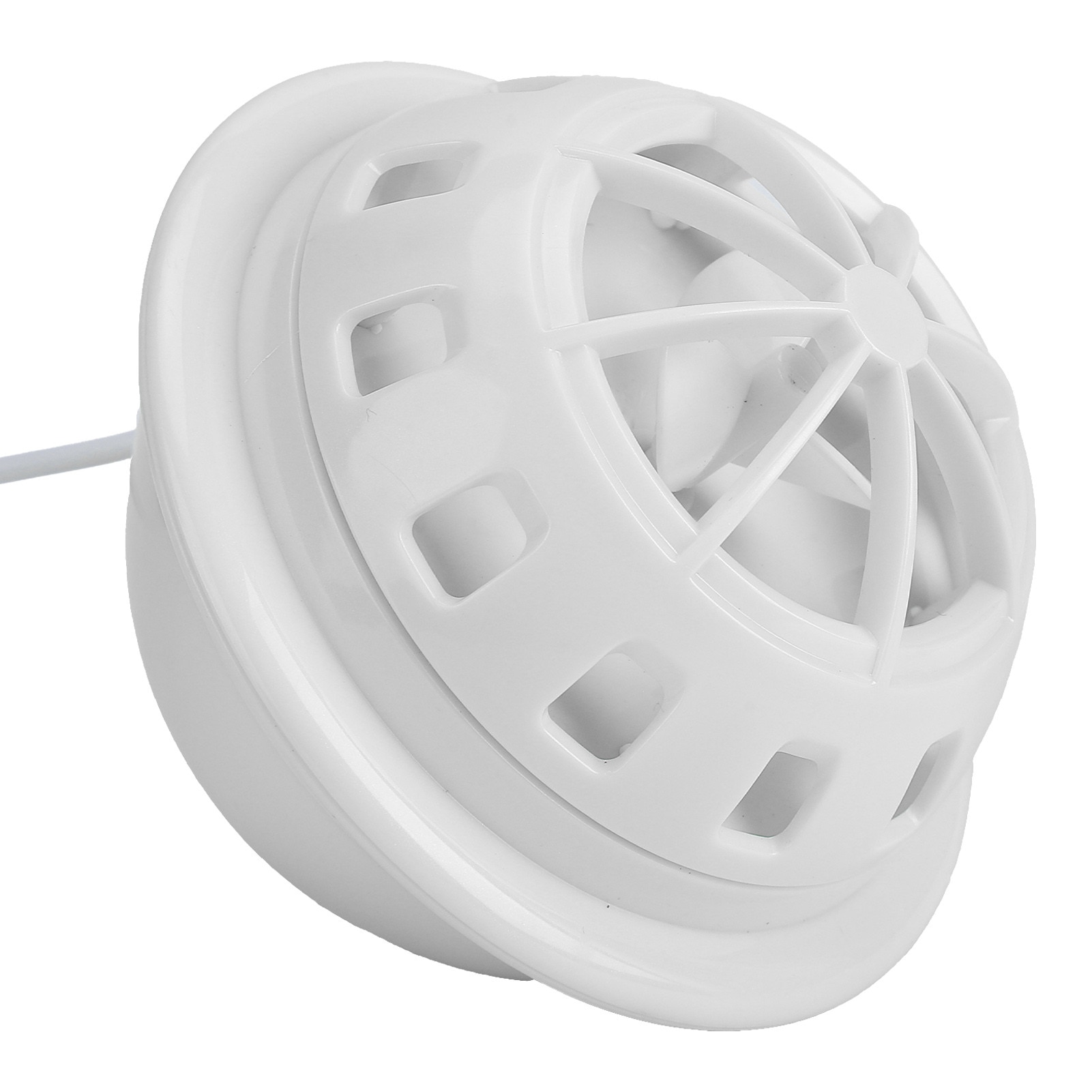 Mini masina de spalat vase portabila 0806BM-BSTY00073280, alimentare USB 7V 2A 14W, viteza 12.500 rpm, IP67, oprire automata 15 min, alb