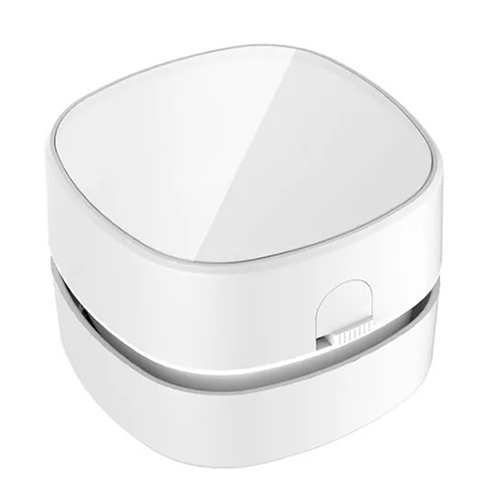 Aspirator de birou portabil, 8x6cm, albastru