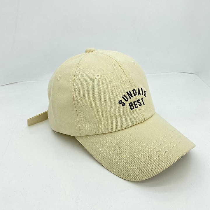 Sapca de baseball pentru barbati si femei, cu litere brodate, reglabila, casual, pentru studenti (kaki)