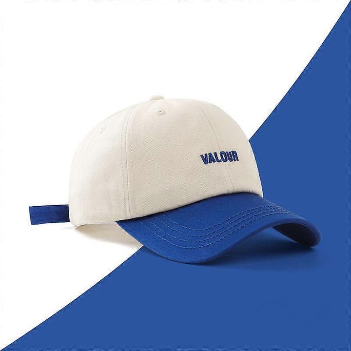 Sapca de dama respirabila, cu bor preformat, marime reglabila pentru alergare, blue