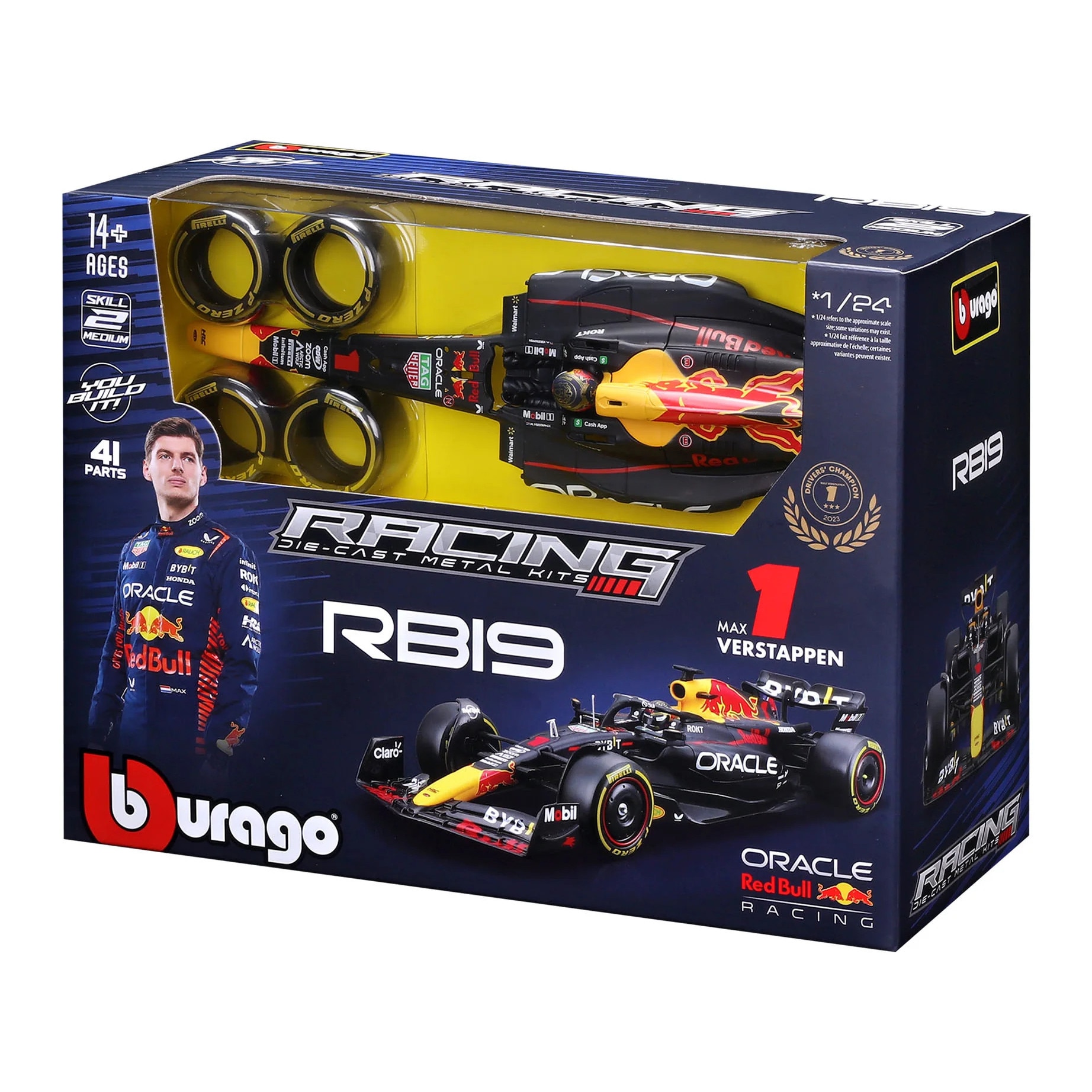 Bb28507 1:24 Formula 1 Model Kit - Oracle Red Bull Racing Rb19 Max
