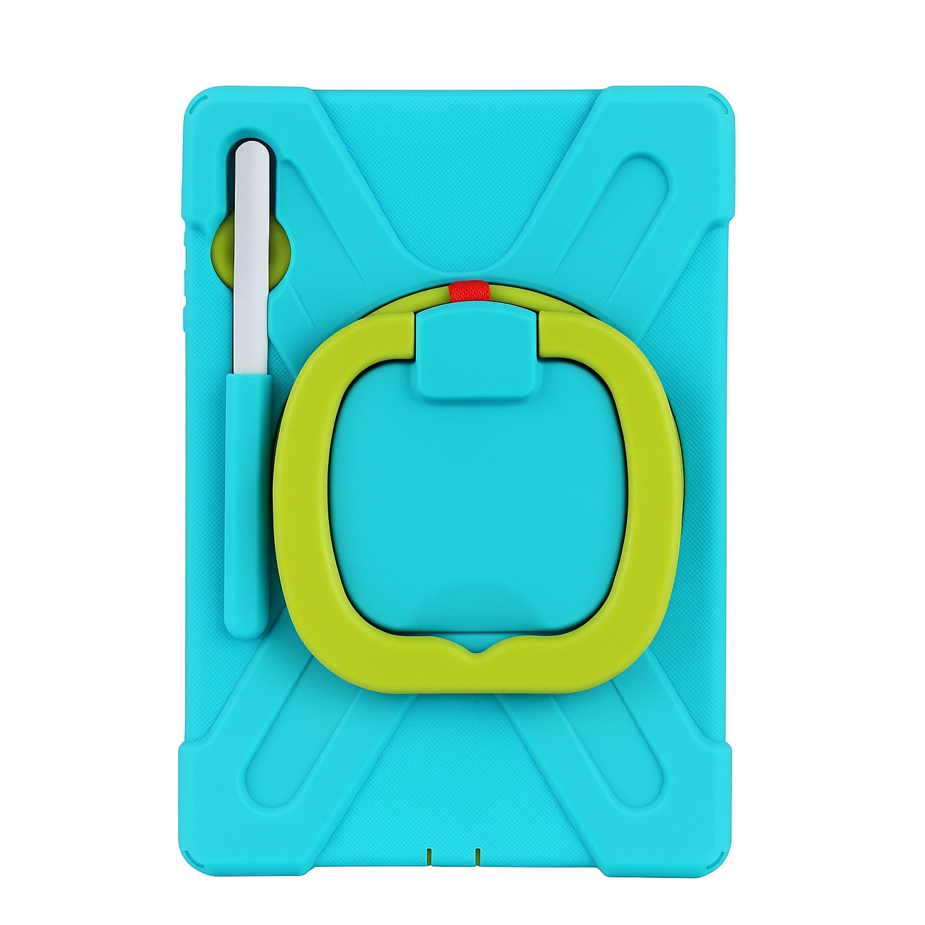 Husa pentru tableta, compatibila cu Samsung GALAXY TAB 7 12.4 T970, T976, Albastru/ Verde