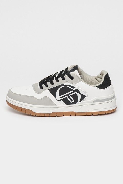 Sergio Tacchini, Маратонки с цветен блок, Черен/Светло сив/Бял