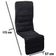 Saltea de Masaj Malatec RETOO HomeSmart, 18W, 2 Zone de Incalzire, 4 Zone de Masaj, 3 Niveluri de Intensitate, 5 Tipuri de Masaj, 12 Motoare cu Vibratii, Functie de Incalzire, 100-240 V, Negru