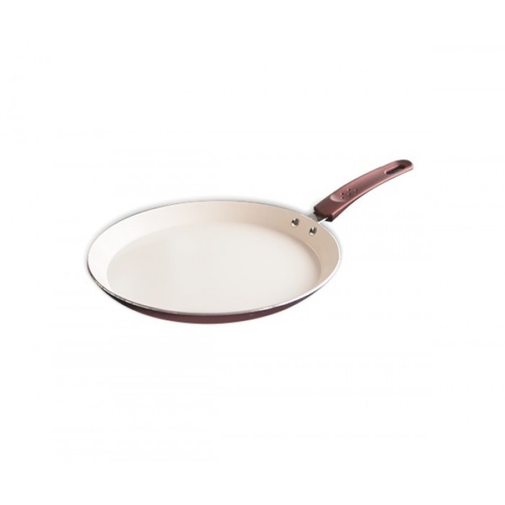 Tigaie Raki TANGO 26cm, strat antiaderent, alb-cafea