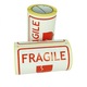 Etichete Autoadezive Inscriptionate FRAGIL, 100x100mm, Alb/Rosu, 100Buc/Rola