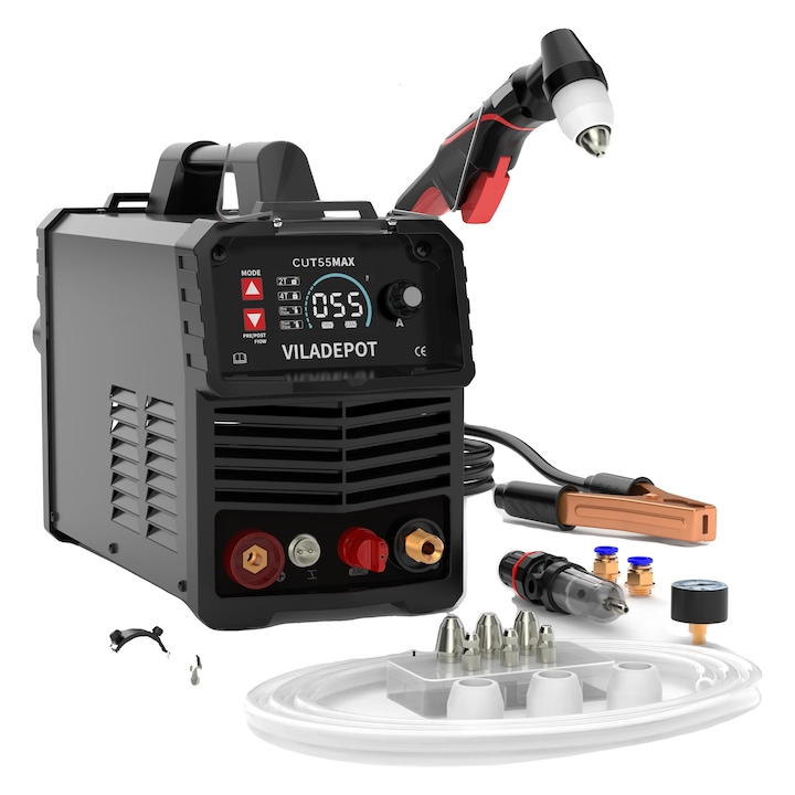 Cutter plasma, moduri de taiere duale, tehnologie arc non-contact, 220V, 8.8kg