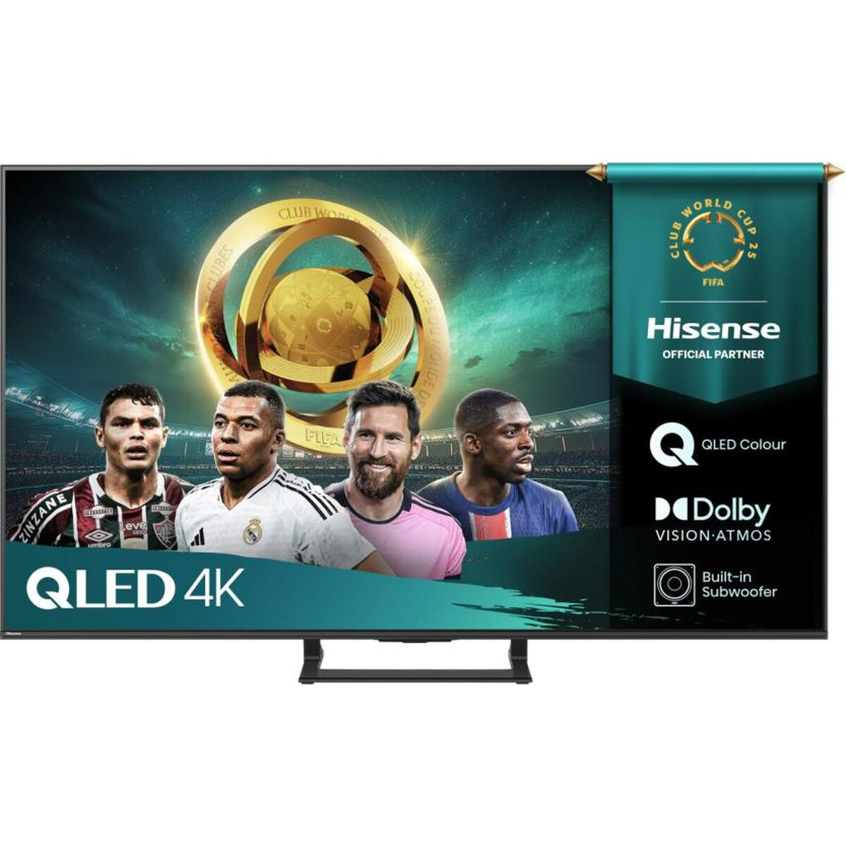 Televizor Smart 50" Hisense 4K Ultra HD, LED HDR, Negru