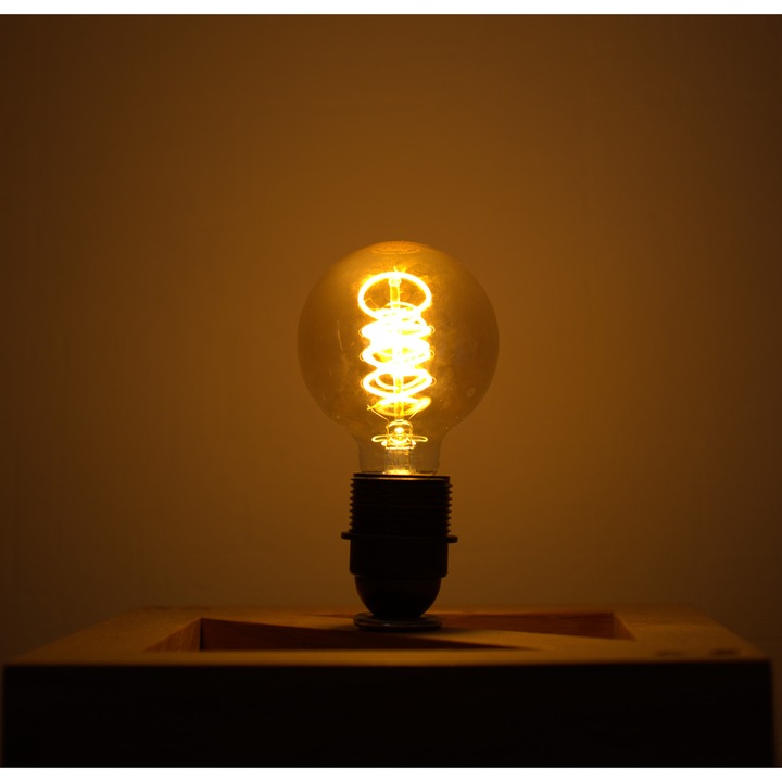 Bec led cu filament, lumina calda