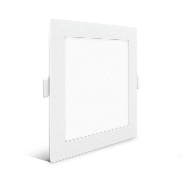 Spot LED incastrat patrat de 15W LEDIGANT®, 6500k, alb