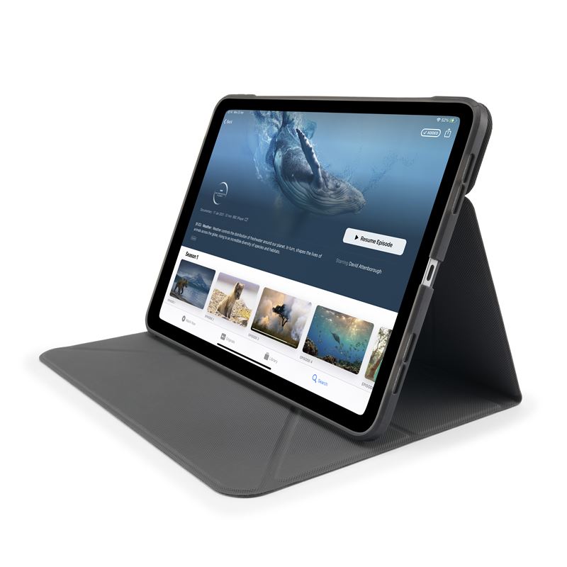Husa Pipetto Origami No6 Stand, compatibila cu iPad Air 13 inch M3 2025/M2 2024, Black