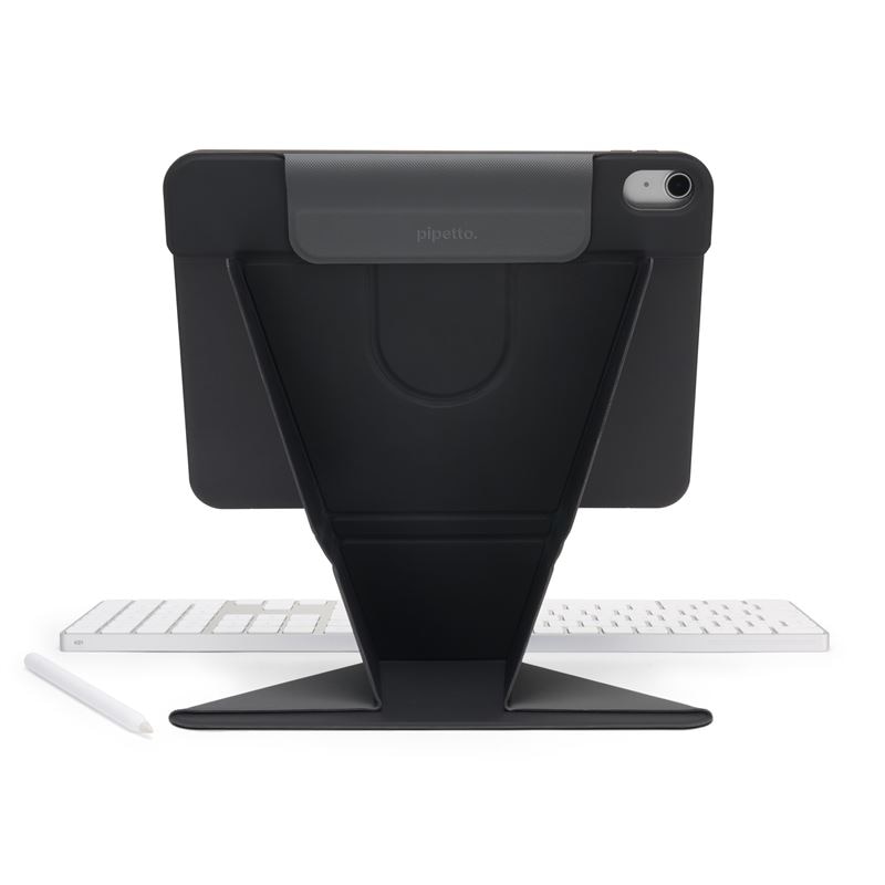 Husa Pipetto Origami No6 Stand, compatibila cu iPad Air 13 inch M3 2025/M2 2024, Black