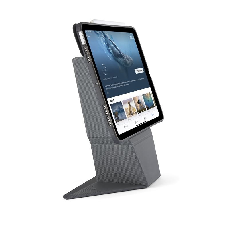 Husa Pipetto Origami No6 Stand, compatibila cu iPad Air 13 inch M3 2025/M2 2024, Black